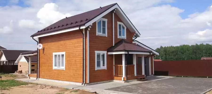 Строительство дома из клееного бруса — цена на готовые проекты