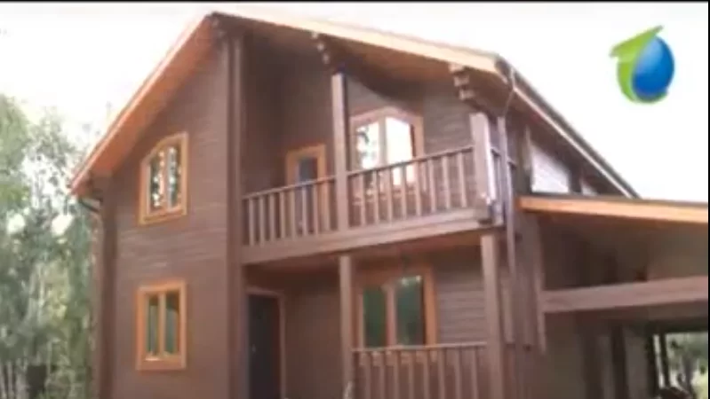 Видео о домах из клееного бруса